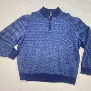 Pendleton Men's Navy Zip-Up Sweater